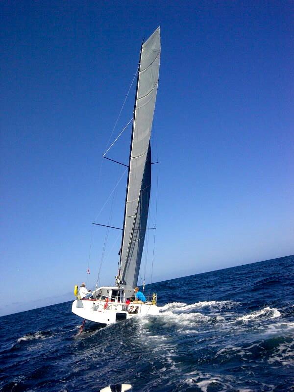 MikeGascoyne's tweet photo. Full main and solent. starting to push the boat now a bit. http://t.co/OD77jYFSsb