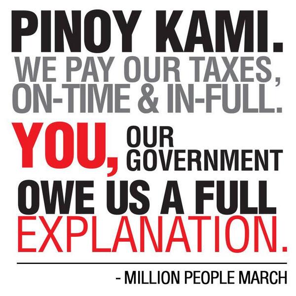 manilabulletin's tweet photo. Million People March: netizens call for protest actions against PDAF http://t.co/ufOZyYjlrp http://t.co/juyH7dM6hL