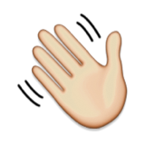 👋 Waving hand emojis 👋🏻👋🏼👋🏽👋🏾👋🏿
