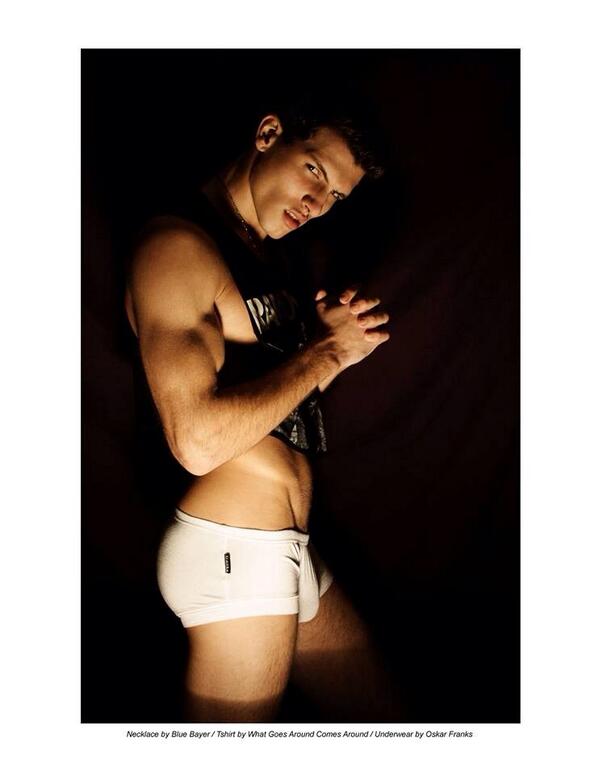 oskarfranks's tweet photo. Adrian Cardoso in OF sleep trunks for @YearbookFanzine : confessions of a male model issue. @TorianLewin http://t.co/pH2JT9dAWK