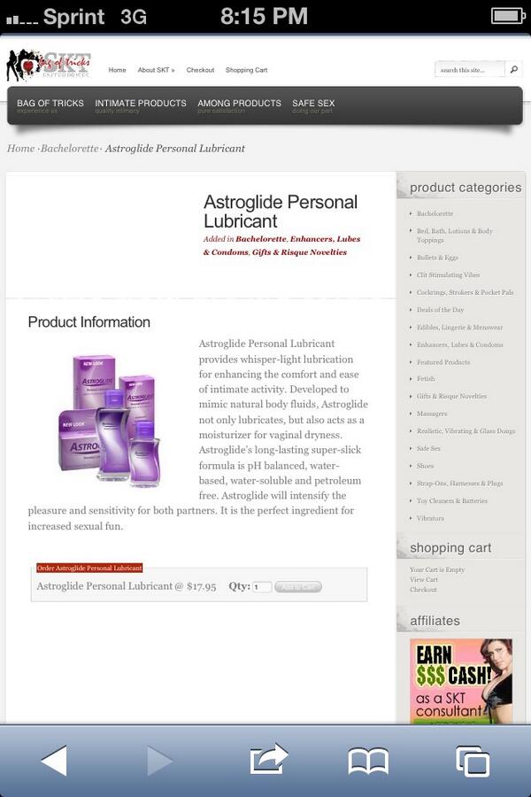 skt_ent's tweet photo. 20% off receive an #Pornstars receive additional waiver http://t.co/M1V23dNVyE @skt_ent #lubricants #Lube http://t.co/7QDIGxl1gN