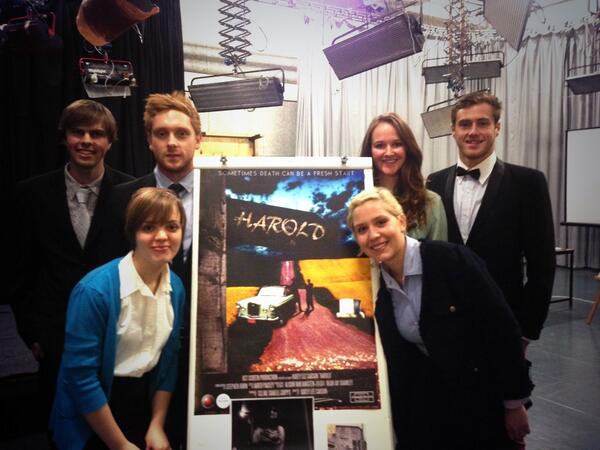 DeanJayShamley's tweet photo. @HaroldTheFilm pitch today! http://t.co/6eulbDwr3o