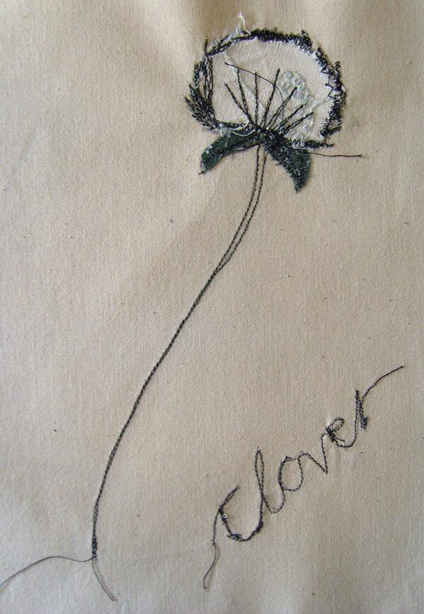 LBillustrator's tweet image. clover - last one from friday :) #sewing