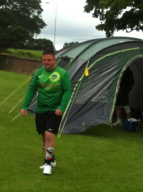 HillgateFC1's tweet photo. Keele Cup 2013 - The Bear! http://t.co/wH9uyMigCM