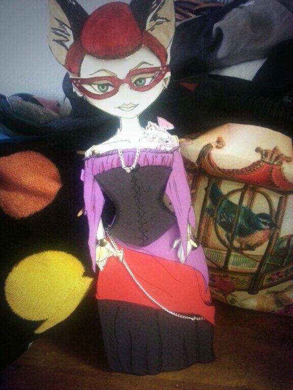 kitkatconnors's tweet image. gypsy Kit  #funwithpaper #paper #doll