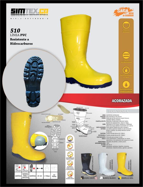 Simtexca's tweet image. Buen día a todos. Bota PVC Resistente a Hidrocarburos. #botaspvc #simtexca #maracaibo.