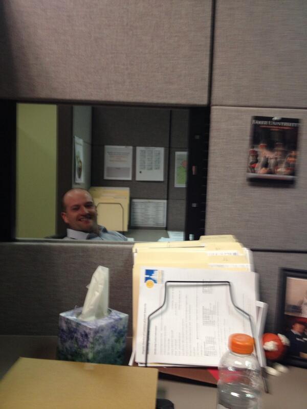 MJM3131's tweet photo. Don't know why it took us so long to do this. Self made window in the cube. #CopierBros @nickscottjohn http://t.co/gnA4Dy0OlE