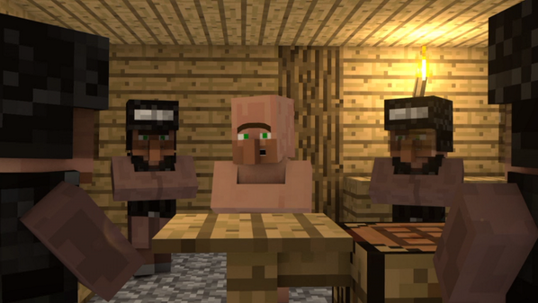 Element's tweet photo. "Please remain calm! You are being arrested!" #VillagerNews2 http://t.co/HhfFGmyXVk
