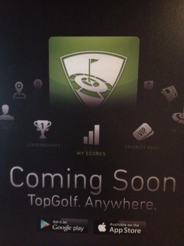 Dsanchez024's tweet photo. Topgolf app coming soon #topgolf http://t.co/Ojp5XSV2w6