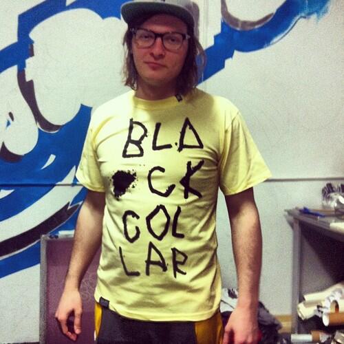 black_collar's tweet photo. BC LEAD TEE // designer @jjjjustin // $20 - DM or email for purchase - info@blackcollarcollective.com http://t.co/cRFtTKrt0I