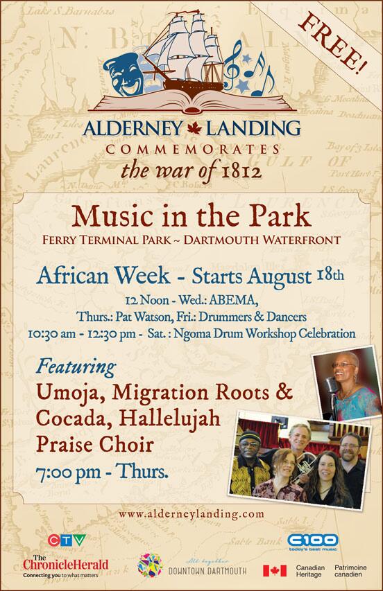 AbemaGroup's tweet image. we will be performing during african week of #musicinthepark. wednesday at noon, ferry terminal park.