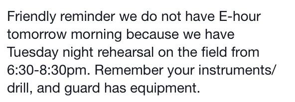Parkway North Band tweet media