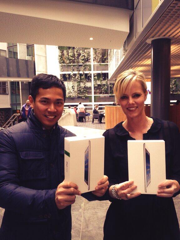 AUTuni's tweet image. iPad Minis! But only for our two lucky winners from TEDx Auckland where we ran a giveaway #hooray #TEDxAKL @NickyPR