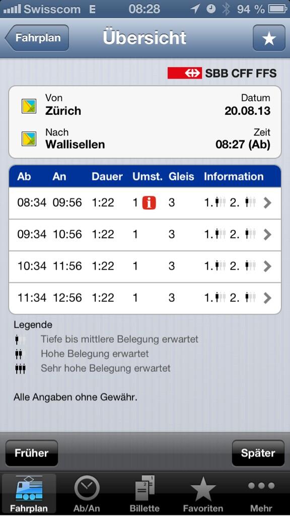 Ist halt schon kompliziert, Zürich - Wallisellen. Via Frauenfeld macht absolut Sinn. #SBB #Fahrplan #Fail