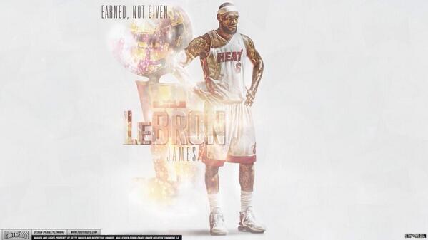 MHeatChamps's tweet image. Dope picture. #KingJames #EarnedNotGiven #LeBonJames #MiamiHeat #HeatNation