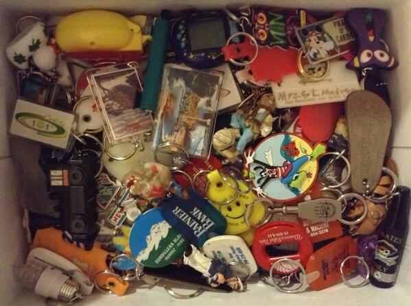 keychainaday's tweet photo. Kelt has 130 #keychains so far from our trip! 8,138 total! http://t.co/E7GKeb7g8Z