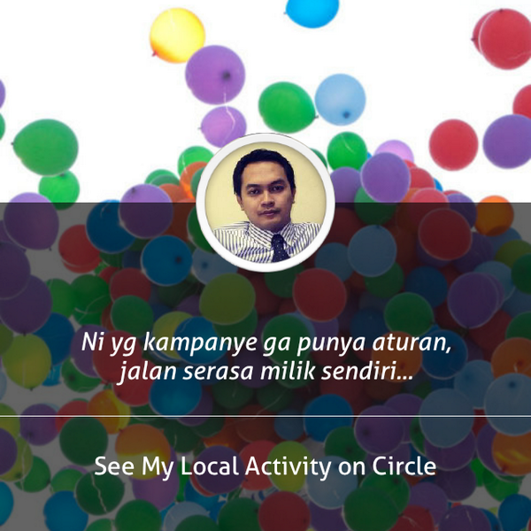 dhean_SIT's tweet photo. Ni yg kampanye ga punya aturan, jalan serasa milik sendiri...... shared via @CircleApp http://t.co/4p3nPflq6h