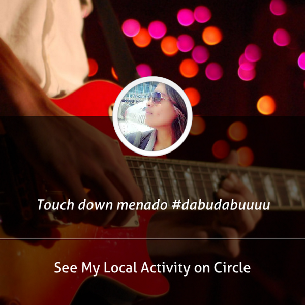 sharon3fena's tweet photo. Touch down menado #dabudabuuuu... shared via @CircleApp http://t.co/yg1W66xSNI