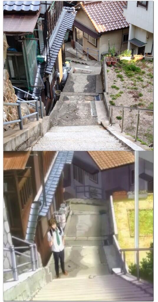 snow_00's tweet photo. Free！聖地巡礼の旅
7) はるちゃんを待つまこちゃんが見えた。本日のベストショット。 http://t.co/fuymALpl8h