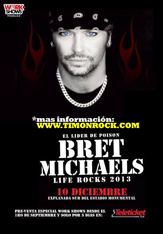 TIMONrock's tweet photo. @bretmichaels @workshows / @WorkShowsPeru en LIMA - PERU, press note: http://t.co/9kNyfRbrVs http://t.co/a7XdBJH70r