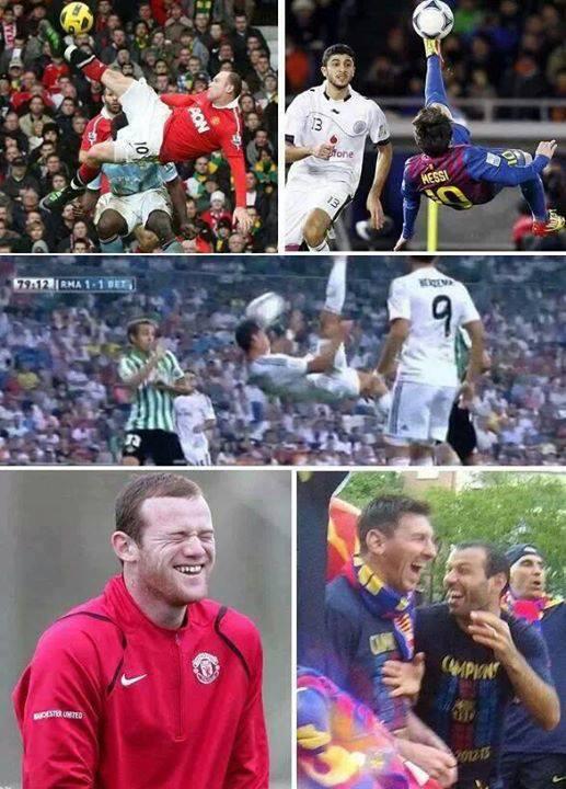 FootballFunnys's tweet photo. Rooney, Messi and Ronaldo http://t.co/GVaptfVBUF