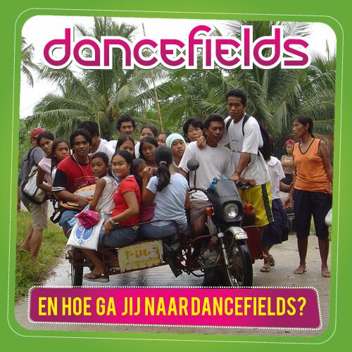 Dancefields's tweet image. Met welk vervoersmiddel ga jij naar Dancefields? Kijk voor info over parkeren, tickets e.d. dancefields.nl
