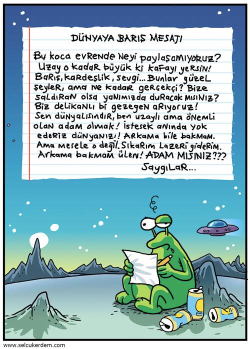 Dünyaya mesaj