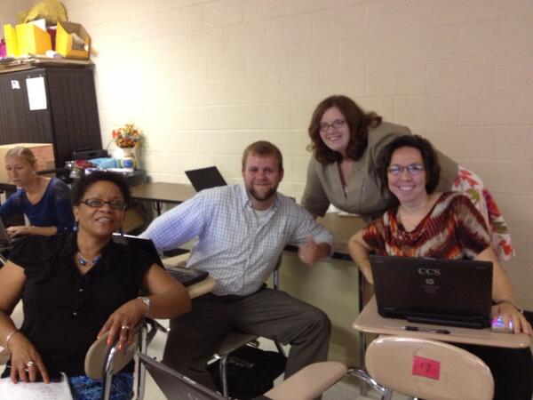 abounce's tweet photo. Having fun learning during PD!! #ccsela http://t.co/nTBUsAhNV4