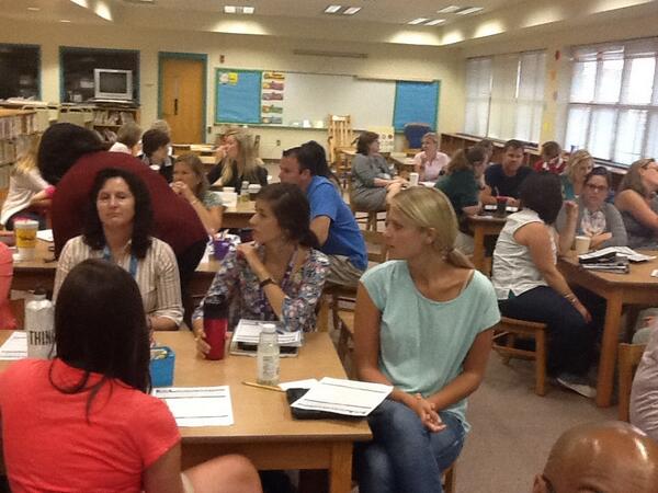SmithfieldElem's tweet photo. Smithfield teachers are getting ready for Monday!  We are excited:) http://t.co/f80tlWkM5M