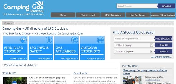 Camping_Gas's tweet photo. Have you seen our new look website? If you need gas or autogas, please visit http://t.co/JWMCDnYoYj http://t.co/d2RXDcw3L7