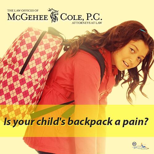 Is your child's backpack a pain? #personalinjuryattorneyknoxville bit.ly/19H0Mti