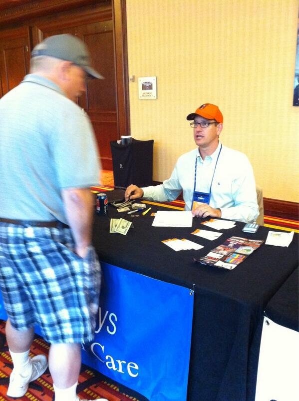 EmphasysPHA's tweet photo. Scott Szpunar is quite popular with his Orioles ticket operation. Looks like its baseball night for many attendees. http://t.co/8MrwFgKsnr