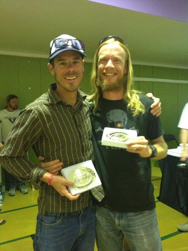 BalancedCoachCO's tweet photo. Two #LT100 finishes and two BIG belt buckles later it's @recofit compression time! @mikebige @JVCRAFT http://t.co/ZypDp4LpEX