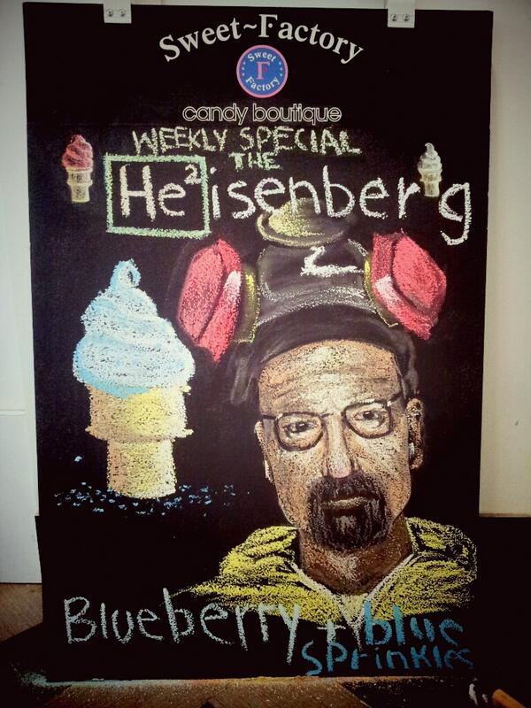 I'm the one who knocks. #WeeklySpecial #BreakingBad #IceCream #SweetFactory #yyc