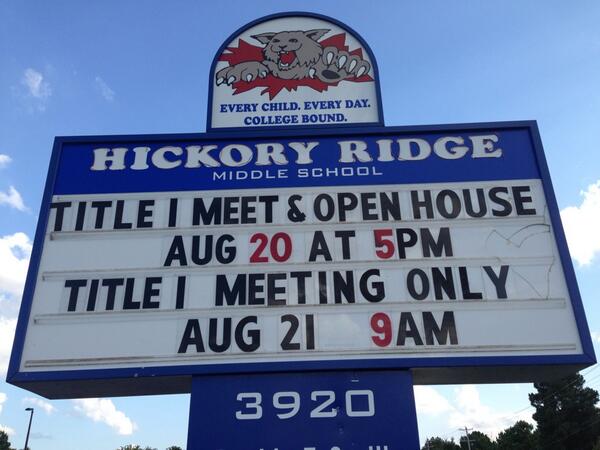 Hickory Ridge Middle tweet media