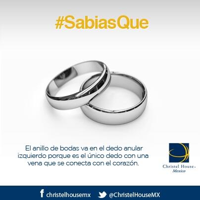 تويتر Christel MX على "#SabíasQue El anillo de bodas va en el dedo anular izquierdo porque el único dedo con una vena que se conecta con… http://t.co/wBJBHHPLMG"