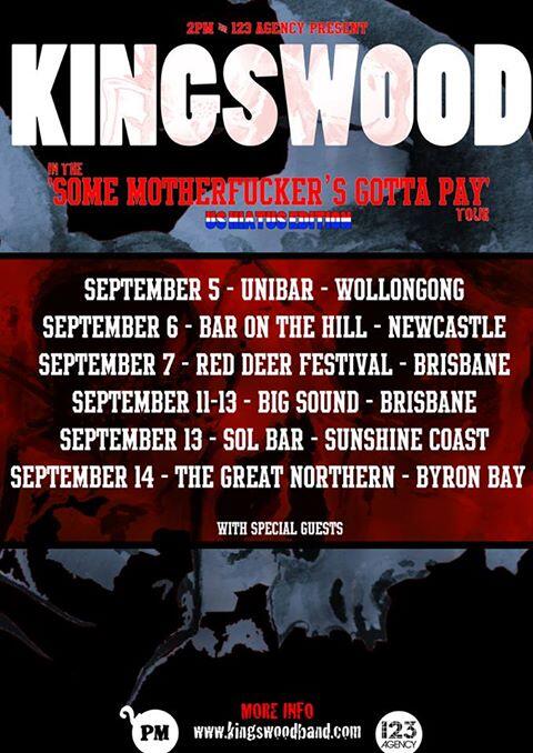 thatposterguy's tweet photo. August Distro - Catch @KINGSWOODBAND in September thx to @123AgencyGroup "On the "Some Motherf***ers Gotta Pay Tour" http://t.co/gukTwzGfjM