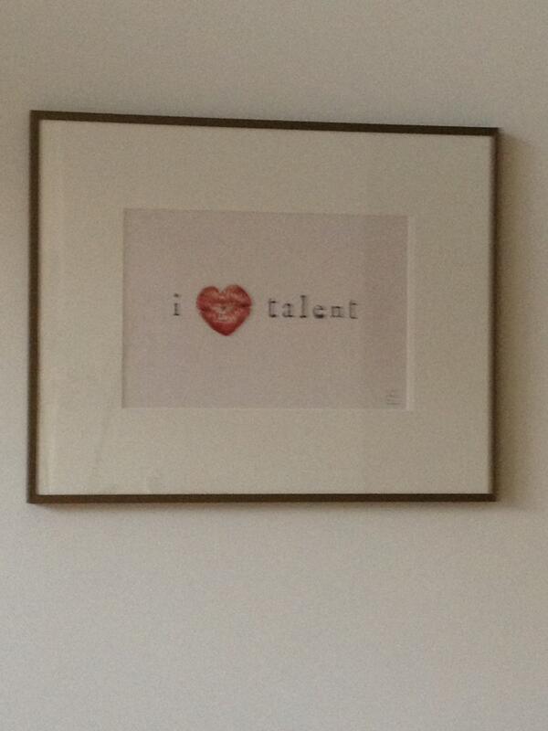 froukjethijs's tweet photo. Nieuwe aanwinst! I❤Talent by @devanleeuwen http://t.co/ZVdEE67UsO