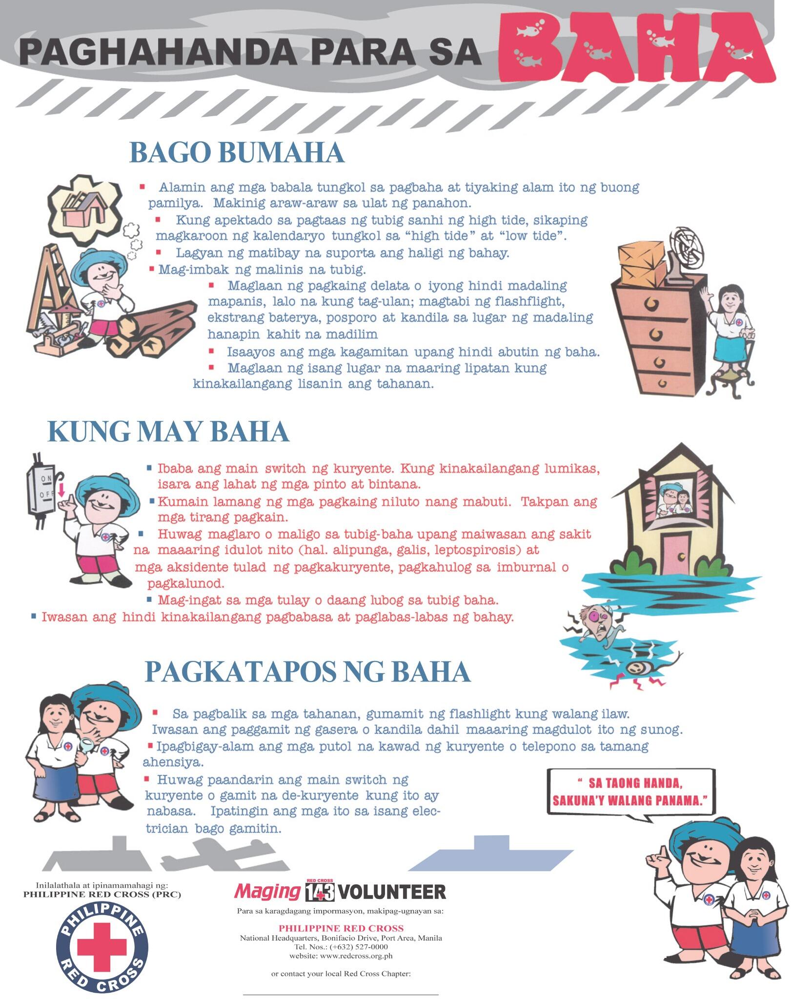 Philippine Red Cross on Twitter: "Ang ang dapat gawin pagkatapos na