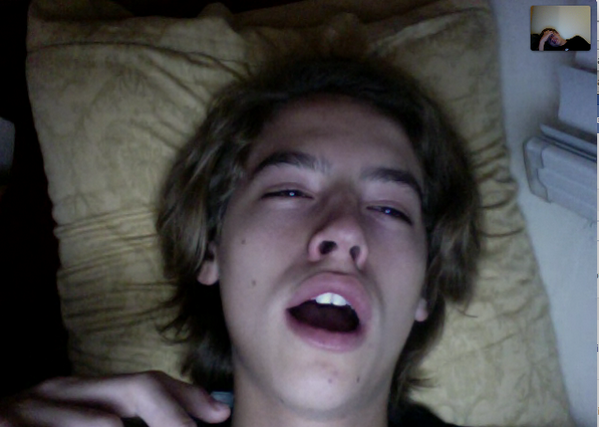 Cole M. Sprouse @colesprouse 15h @dylansprouse Chew your food man pic.twitt...