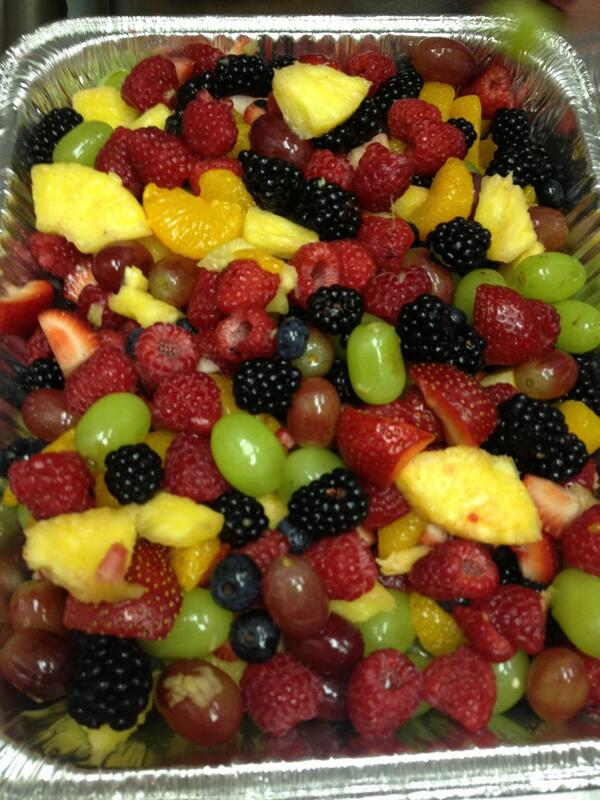 Won't find a fruit salad like this anywhere else.. Call us for catering! Contact Hillary @ 605-5041!