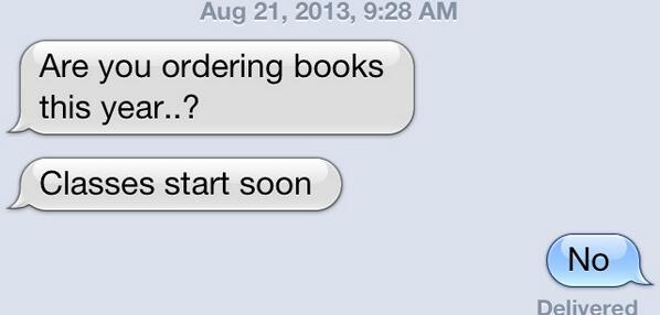 l_pond's tweet image. Not feelin textbooks this year #imgood #classesstartsoon #thxmom 😖📚