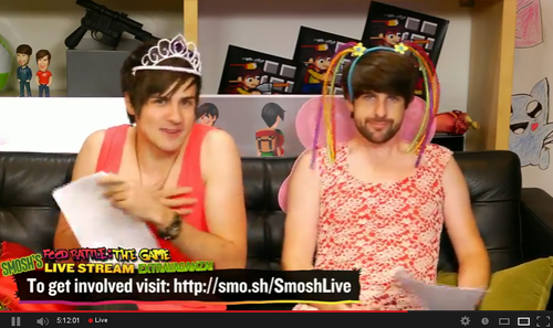 smosh's tweet photo. RT if you think we're looking fabulous. #SmoshLive http://t.co/XeCRH9oT2J http://t.co/gboZ6sPeG9