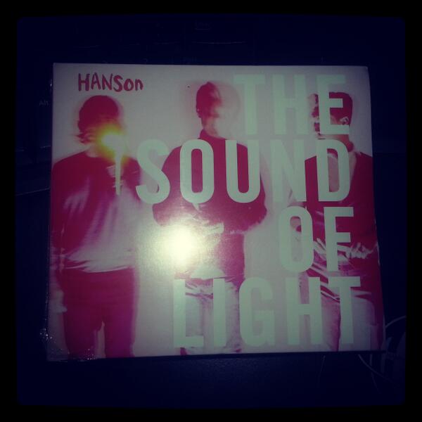 been waiting on my #thesoundoflight disc from @hansonmusic guess what came in the mail & mom didnt tell me for 2 wks