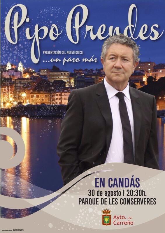 En Pza Les Conserveres Candàs. Concierto UN PASO MÁS. 30/8/13 a las 20:30'.