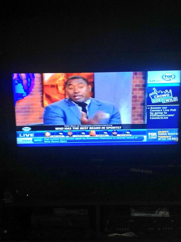 cjcypress's tweet image. @CGW on @FOXSports1! @FoxESPN I am content!