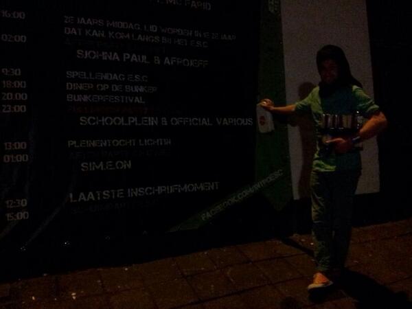 Op naar nummer 2 van de avond: Dak eraf bij ESC in Eindhoven!