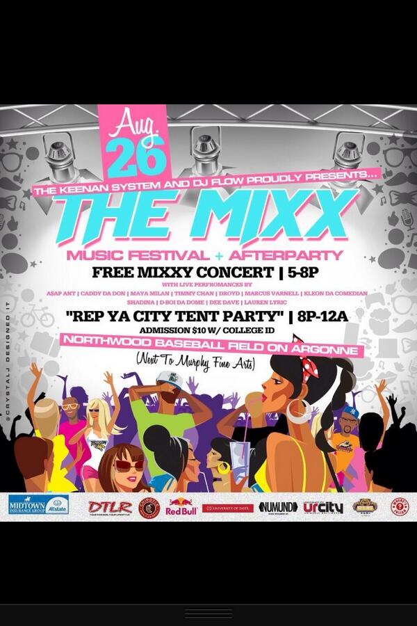 iSupport_Droyd's tweet image. @Drizzyland Performing Live:

August 26th, 2013

#TheMixx
Back 2 School Music Festival   
Featuring: @A$APMob

Free