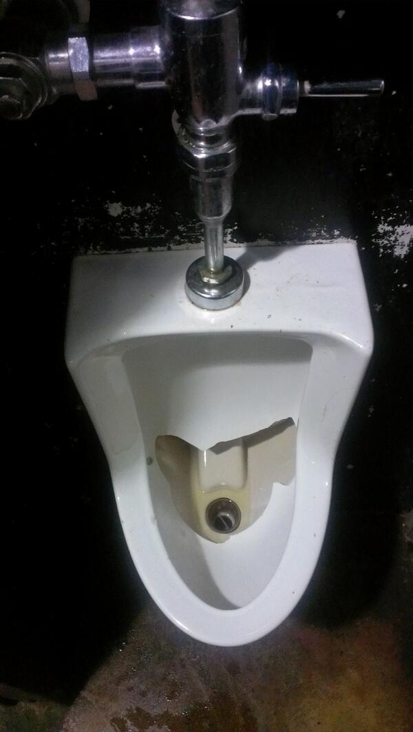 Have you every been so angry you Dick punched a urinal?