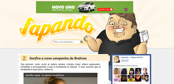 fapandoblog's tweet photo. palinha da nova versão http://t.co/e5pgcLr6q8